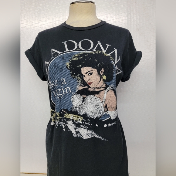 Madonna Concert Tee Virgin Tour 1985 Vintage - Picture 1 of 10
